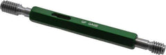 GF Gage - 5/16-18, Class 3B, Double End Plug Thread Go/No Go Gage - Hardened Tool Steel, Size 1 Handle Included - Apex Tool & Supply
