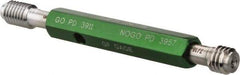 GF Gage - 7/16-14, Class 3B, Double End Plug Thread Go/No Go Gage - Hardened Tool Steel, Size 2 Handle Included - Apex Tool & Supply