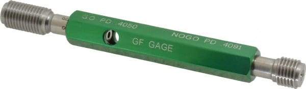 GF Gage - 7/16-20, Class 3B, Double End Plug Thread Go/No Go Gage - Hardened Tool Steel, Size 2 Handle Included - Apex Tool & Supply