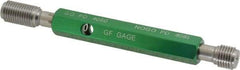 GF Gage - 7/16-20, Class 3B, Double End Plug Thread Go/No Go Gage - Hardened Tool Steel, Size 2 Handle Included - Apex Tool & Supply