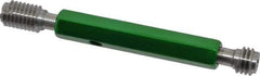 GF Gage - 1/2-13, Class 3B, Double End Plug Thread Go/No Go Gage - Hardened Tool Steel, Size 2 Handle Included - Apex Tool & Supply