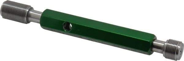 GF Gage - 1/2-28, Class 3B, Double End Plug Thread Go/No Go Gage - Hardened Tool Steel, Size 2 Handle Included - Apex Tool & Supply