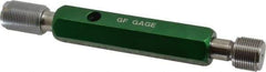 GF Gage - 5/8-24, Class 3B, Double End Plug Thread Go/No Go Gage - Hardened Tool Steel, Size 3 Handle Included - Apex Tool & Supply