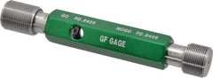 GF Gage - 7/8-20, Class 3B, Double End Plug Thread Go/No Go Gage - Hardened Tool Steel, Size 4 Handle Included - Apex Tool & Supply
