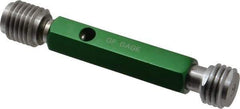 GF Gage - 1-8, Class 3B, Double End Plug Thread Go/No Go Gage - Hardened Tool Steel, Size 4 Handle Included - Apex Tool & Supply