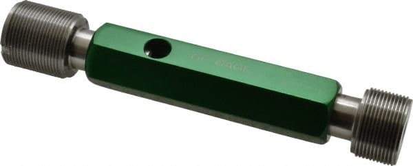 GF Gage - 1-20, Class 3B, Double End Plug Thread Go/No Go Gage - Hardened Tool Steel, Size 4 Handle Included - Apex Tool & Supply