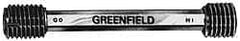 GF Gage - 7/8-9, Class 2B, Double End Plug Thread Go/No Go Gage - Size 2-1/2 Handle Included - Apex Tool & Supply