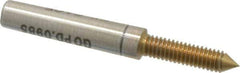 GF Gage - #4-48, Class 2B, 3B, Single End Plug Thread Go Gage - High Speed Steel, Size 00 Handle Not Included - Apex Tool & Supply