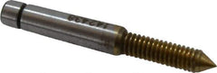 GF Gage - #5-40, Class 2B, 3B, Single End Plug Thread Go Gage - High Speed Steel, Size 00 Handle Not Included - Apex Tool & Supply
