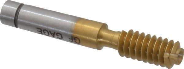GF Gage - #10-24, Class 2B, 3B, Single End Plug Thread Go Gage - High Speed Steel, Size 0 Handle Not Included - Apex Tool & Supply