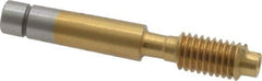 GF Gage - #10-32, Class 2B, 3B, Single End Plug Thread Go Gage - High Speed Steel, Size 0 Handle Not Included - Apex Tool & Supply