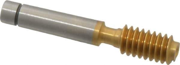 GF Gage - #12-24, Class 2B, 3B, Single End Plug Thread Go Gage - High Speed Steel, Size 0 Handle Not Included - Apex Tool & Supply