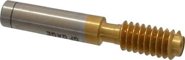 GF Gage - 1/4-20, Class 2B, 3B, Single End Plug Thread Go Gage - High Speed Steel, Size 1 Handle Not Included - Apex Tool & Supply