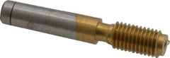 GF Gage - 1/4-28, Class 2B, 3B, Single End Plug Thread Go Gage - High Speed Steel, Size 1 Handle Not Included - Apex Tool & Supply