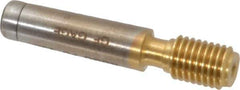GF Gage - 1/4-28, Class 2B, Single End Plug Thread No Go Gage - High Speed Steel, Size 1 Handle Not Included - Apex Tool & Supply