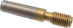 GF Gage - 1/4-28, Class 3B, Single End Plug Thread No Go Gage - High Speed Steel, Size 1 Handle Not Included - Apex Tool & Supply