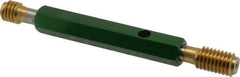 GF Gage - 7/16-14, Class 2B, Double End Plug Thread Go/No Go Gage - High Speed Steel, Size 2 Handle Included - Apex Tool & Supply