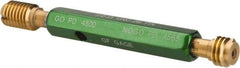 GF Gage - 1/2-13, Class 2B, Double End Plug Thread Go/No Go Gage - High Speed Steel, Size 2 Handle Included - Apex Tool & Supply