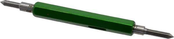 GF Gage - 2-56 Thread, Steel, Screw Thread Insert (STI) Class 2B, Plug Thread Insert Go/No Go Gage - Double End with Handle - Apex Tool & Supply