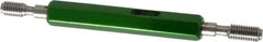 GF Gage - 8-32 Thread, Steel, Screw Thread Insert (STI) Class 2B, Plug Thread Insert Go/No Go Gage - Double End with Handle - Apex Tool & Supply