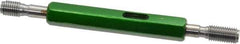 GF Gage - 10-32 Thread, Steel, Screw Thread Insert (STI) Class 2B, Plug Thread Insert Go/No Go Gage - Double End with Handle - Apex Tool & Supply