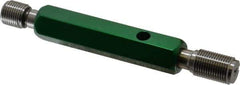 GF Gage - 1/2-20 Thread, Steel, Screw Thread Insert (STI) Class 2B, Plug Thread Insert Go/No Go Gage - Double End with Handle, Handle Size 2 - Apex Tool & Supply
