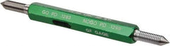 GF Gage - 4-40 Thread, Steel, Screw Thread Insert (STI) Class 3B, Plug Thread Insert Go/No Go Gage - Double End with Handle - Apex Tool & Supply