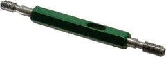 GF Gage - 8-32 Thread, Steel, Screw Thread Insert (STI) Class 3B, Plug Thread Insert Go/No Go Gage - Double End with Handle - Apex Tool & Supply