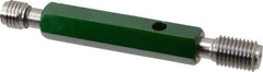GF Gage - 1/2-13 Thread, Steel, Screw Thread Insert (STI) Class 3B, Plug Thread Insert Go/No Go Gage - Double End with Handle, Handle Size 2 - Apex Tool & Supply