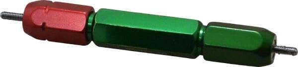 GF Gage - #2-56, Class 2B, Double End Plug Thread Go/No Go Gage - Steel, Size 2W Handle Included - Apex Tool & Supply