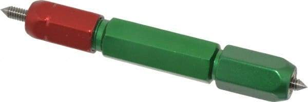 GF Gage - #5-40, Class 2B, Double End Plug Thread Go/No Go Gage - Steel, Size 2W Handle Included - Apex Tool & Supply