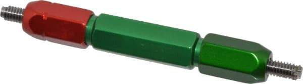 GF Gage - #8-32, Class 2B, Double End Plug Thread Go/No Go Gage - Steel, Size 2W Handle Included - Apex Tool & Supply