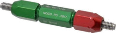 GF Gage - 5/16-18, Class 2B, Double End Plug Thread Go/No Go Gage - Steel, Size 4W Handle Included - Apex Tool & Supply