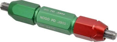 GF Gage - 5/16-24, Class 2B, Double End Plug Thread Go/No Go Gage - Steel, Size 4W Handle Included - Apex Tool & Supply