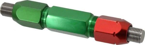 GF Gage - 9/16-18, Class 2B, Double End Plug Thread Go/No Go Gage - Steel, Size 6W Handle Included - Apex Tool & Supply
