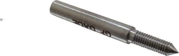 GF Gage - M2.5x0.45, Class 6H, Single End Plug Thread Go Gage - Hardened Tool Steel, Size 000 Handle Not Included - Apex Tool & Supply