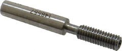 GF Gage - M4x0.70, Class 6H, Single End Plug Thread Go Gage - Hardened Tool Steel, Size 0 Handle Not Included - Apex Tool & Supply