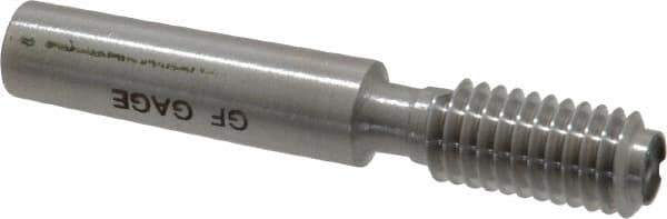 GF Gage - M6x1.00, Class 6H, Single End Plug Thread Go Gage - Hardened Tool Steel, Size 1 Handle Not Included - Apex Tool & Supply