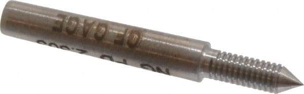 GF Gage - M2.5x0.45, Class 6H, Single End Plug Thread No Go Gage - Hardened Tool Steel, Size 000 Handle Not Included - Apex Tool & Supply