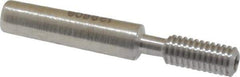 GF Gage - M4x0.70, Class 6H, Single End Plug Thread No Go Gage - Hardened Tool Steel, Size 0 Handle Not Included - Apex Tool & Supply