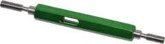 GF Gage - M4x0.70, Class 6H, Double End Plug Thread Go/No Go Gage - Hardened Tool Steel, Size 0 Handle Included - Apex Tool & Supply