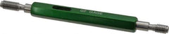 GF Gage - M6x1.00, Class 6H, Double End Plug Thread Go/No Go Gage - Hardened Tool Steel, Size 1 Handle Included - Apex Tool & Supply