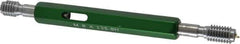 GF Gage - M8x1.25, Class 6H, Double End Plug Thread Go/No Go Gage - Hardened Tool Steel, Size 1 Handle Included - Apex Tool & Supply