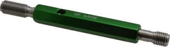 GF Gage - M10x1.25, Class 6H, Double End Plug Thread Go/No Go Gage - Hardened Tool Steel, Size 2 Handle Included - Apex Tool & Supply