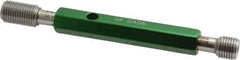 GF Gage - M12x1.25, Class 6H, Double End Plug Thread Go/No Go Gage - Hardened Tool Steel, Size 2 Handle Included - Apex Tool & Supply