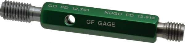 GF Gage - M14x2.00, Class 6H, Double End Plug Thread Go/No Go Gage - Hardened Tool Steel, Size 3 Handle Included - Apex Tool & Supply