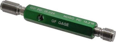 GF Gage - M14x1.50, Class 6H, Double End Plug Thread Go/No Go Gage - Hardened Tool Steel, Size 3 Handle Included - Apex Tool & Supply