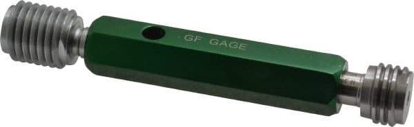 GF Gage - M20x2.50, Class 6H, Double End Plug Thread Go/No Go Gage - Hardened Tool Steel, Size 4 Handle Included - Apex Tool & Supply