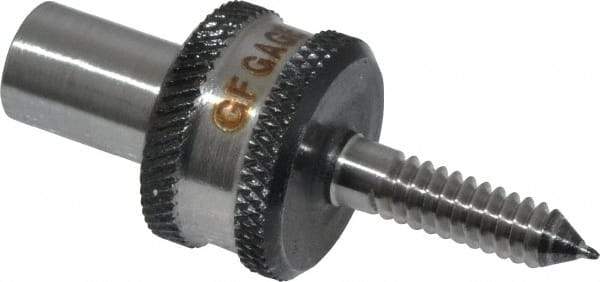 GF Gage - No.6-32 UNC, 1/4 Inch Thread, Tapped Hole Location Gage - 5/16 Inch Head Diameter - Apex Tool & Supply