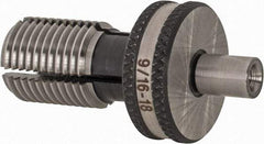 GF Gage - 9/16-18 UNF, 3/8 Inch Thread, Tapped Hole Location Gage - 7/8 Inch Head Diameter - Apex Tool & Supply